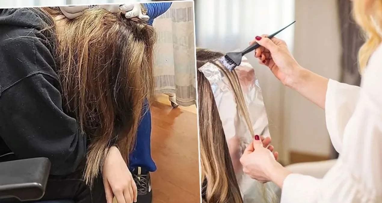 mezuniyet icin sac rengini degistirmek isteyen genc kiz kuaforde hayatinin sokunu yasadi YFnbvnap