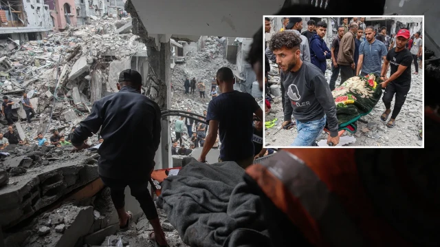 katil israilin gazzeye duzenledigi saldirilarda 13 filistinli hayatini kaybetti MaAOYHvC