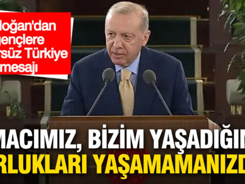 Erdoğan: “Gençler, Terörsüz Bir Türkiye İçin Birlikte Çalışmalıyız”